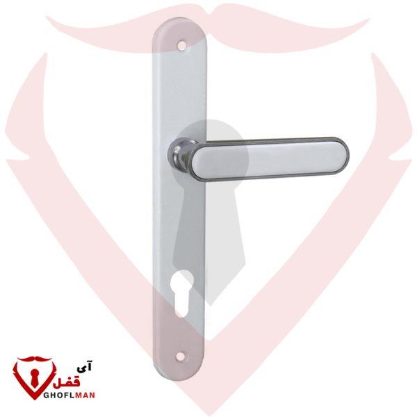 دستگیره پلاک ام کد 939M سفید و کرم دلتا delta